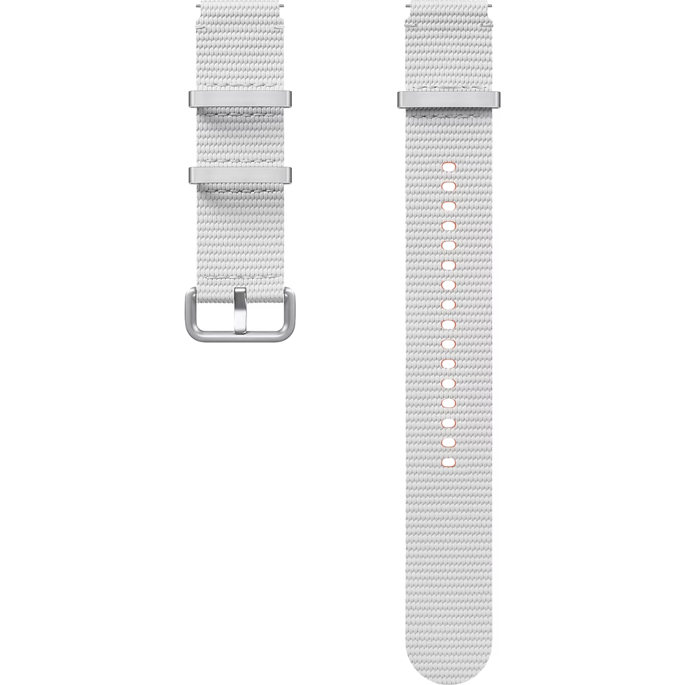 Pasek Samsung Athleisure Band One Click M / L 20mm do Galaxy Watch 4/4 Classic/5/5 Pro/6/6 Classic/7/FE, srebrny